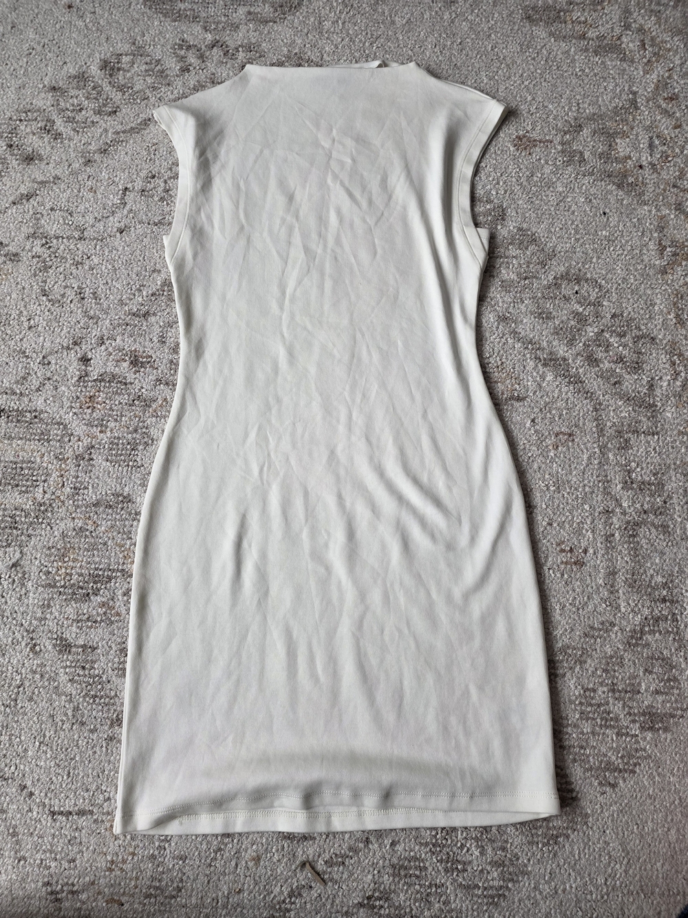 Cuts Clothing Cream Sleeveless Tank Dress